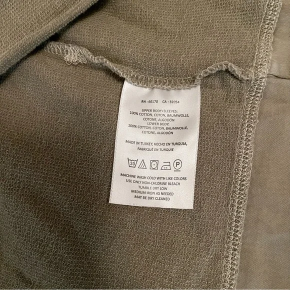 Anthropologie Postmark X-Small Green Open Front Anorak Hooded Jacket - Picture 14 of 15